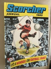 Scorcher Annual 1980 Fleetway Annual. GC Vintage. Retro Comic Book