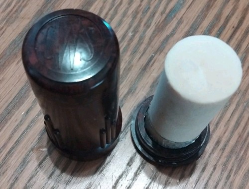 Vintage shaving stick case - vintage,
