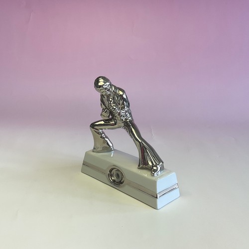 Silver plated mini elvis - silver,