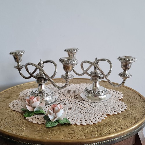 Pair vintage ianthe silver - pair,