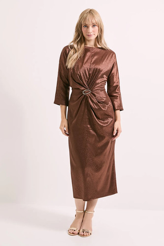 Principles brown fit flare - fit, &