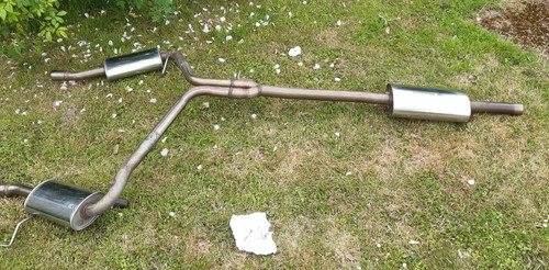 Custom stainless steel exhaust - stainless,