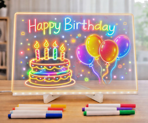 Led acrylic message board - led,