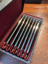 Vintage collectable GRESHAM Solingen made cut throat straight razor 7 day set