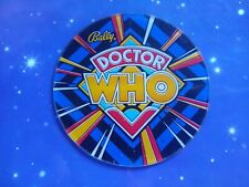 Doctor Who Logo Coaster Perspex Bally Pinball Machine Section Display Piece US
