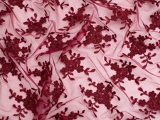 Embroidered Tulle Lace Fabric