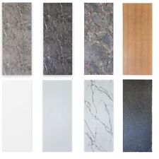 Solid PVC Wood Waterproof Decorative T & G Wall Panels Shower Kitchen Media Wall