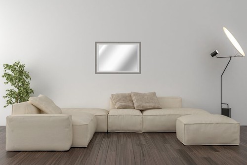 Mirror large gunmetal - large,