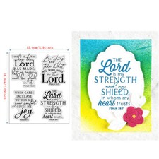 Sentiments Clear Rubber Stamps