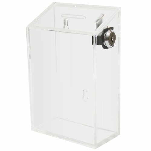 Clear acrylic donation box - acrylic,