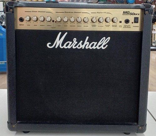 Marshall guitar amplifier - guitar,