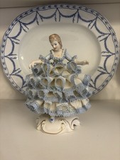 Vintage Irish Dresden Lady