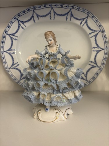 Vintage irish dresden lady - vintage,