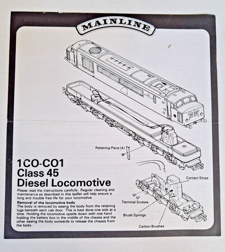 Instructions mainline - instructions, oo