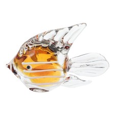 Glass Fish Ornament Statue