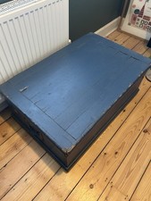 Vintage Stiffkey Blue Trunk / Coffee Table / Toy Chest