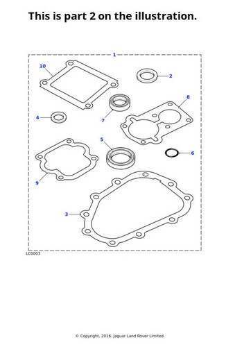 Land rover sealing washer - 5x,
