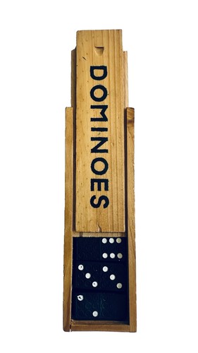 Vintage wooden dominoes - vintage,