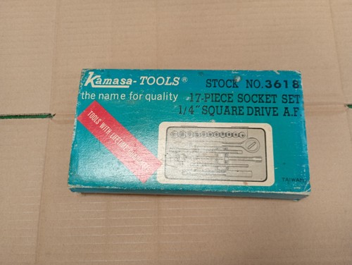 Drive f socket set - 1/4",