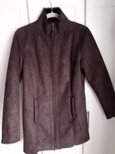 Ladies Coat, faux sheepskin