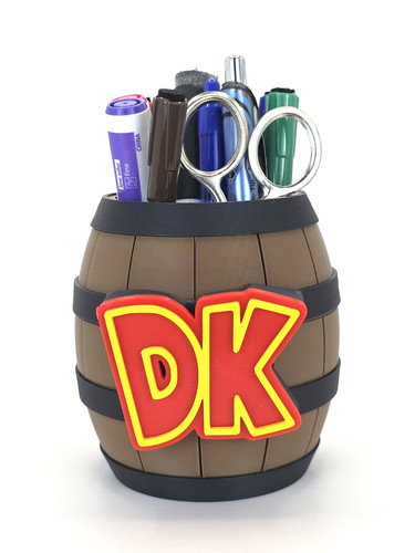 Donkey kong barrel pen holder - donkey,