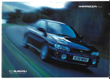 Subaru Impreza 1999-2000 UK Market Sales Brochure 2.0 GL Sport 2000 Turbo