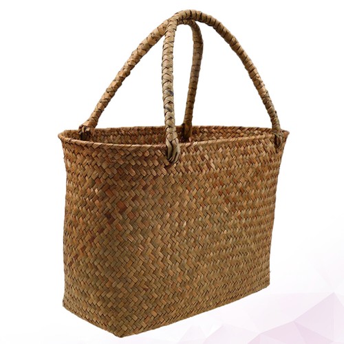 Shopping basket straw - basket, bag