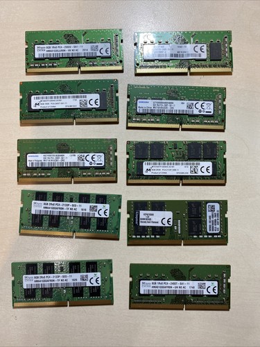 Joblot 8gb ddr4 - 10,