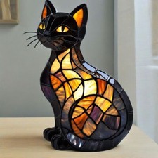 Cats Stained Resin Tabletop
