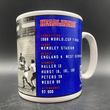 Vintage Headliners 1966 World Cup Final Ceramic Mug Made in England Tams