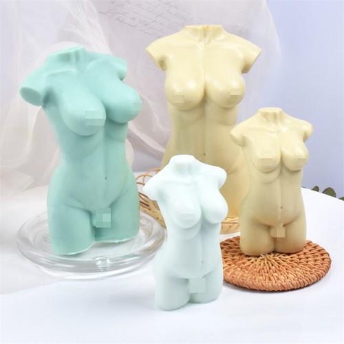 Silicone human body candle - silicone,