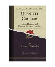 Quantity Cookery: Menu