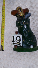 Novelty Cast Iron Golf Clubs Bag Door Stop