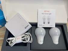 British Gas Exclusive Smart Lights Kit - 2 x Bayonet Bulbs Hive Hub & Lead. USED