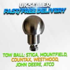 50mm 2'' Mower Tow Ball Hitch Stiga Mountfield Countax Westwood John Deere Atco