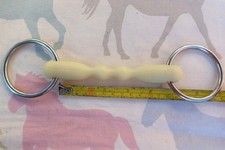 4 1/2" Genuine Happy Mouth Loose Ring Pony Bit. Never Been Used.