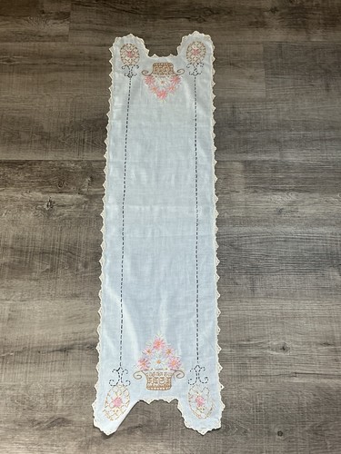 Vintage table runner dresser - table,