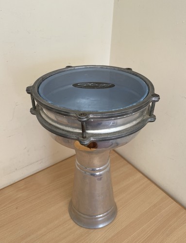 Vintage alluminium darbuka - vintage,