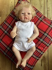 18 Inch Bettie Reborn Girl Bebe Handmade Full Body Silicone Vinyl Lifelike Newbo