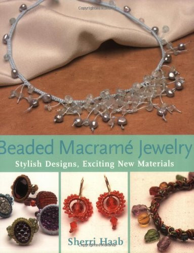 Beaded macrame jewelry - beaded,