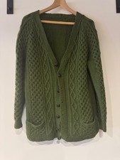 Vintage hand knitted aran