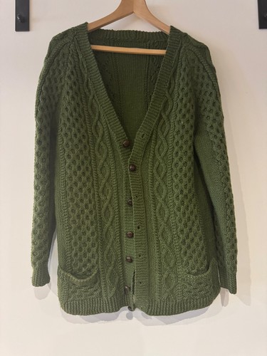 Vintage hand knitted - , aran