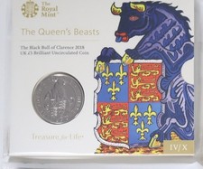 2018 Royal Mint Queens Beasts