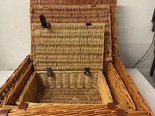 Set Of 3 Willow Wicker Picnic