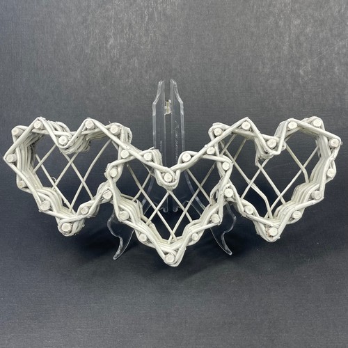 Vintage white wicker triple - vintage,