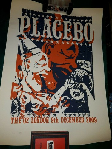 Placebo arena london poster - o2,