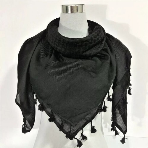 Keffiyeh shemagh arab black - shemagh,