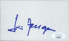 Jimmie Heuga Olympic Alpine Ski Racer Signed 3x5 Index Card JSA Authenticated