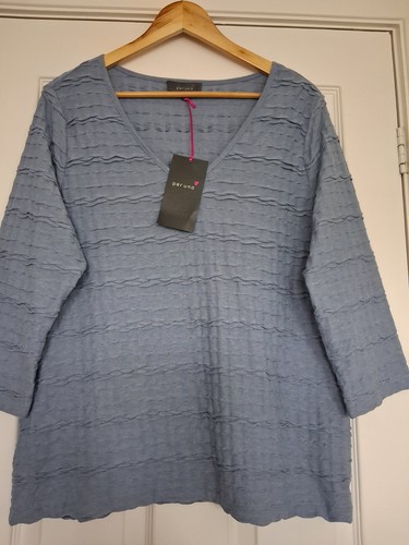 Per una blue textured - una,