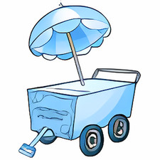 Neopets - Pull Along Ice Cream